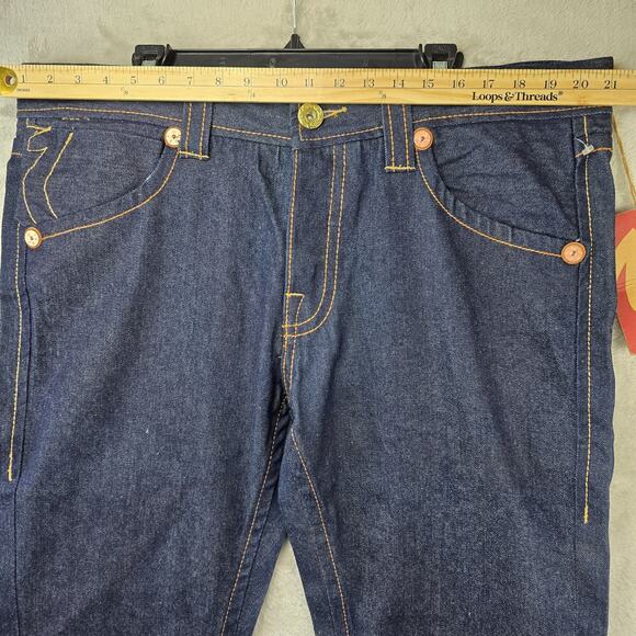 True Religion Jeans 38 Fits 42x34 Limited Edition 0001-1510 Suspender Ethan BigT - Picture 13 of 16